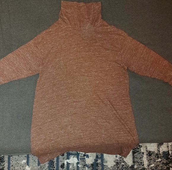 Old Navy Sweaters - Old Navy Brown Marled Knit Cowl Neck Tunic